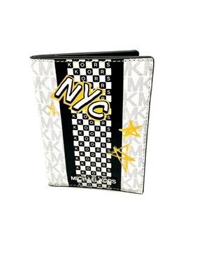 Michael Kors Jet Set NYC Graphic Passport Holder #1158